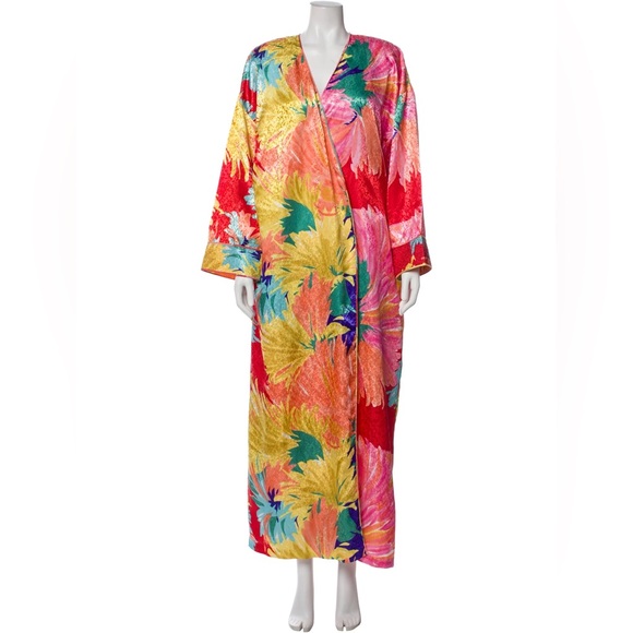 Mary McFadden Other - Vintage Mary McFadden for Neiman Marcus Floral Robe